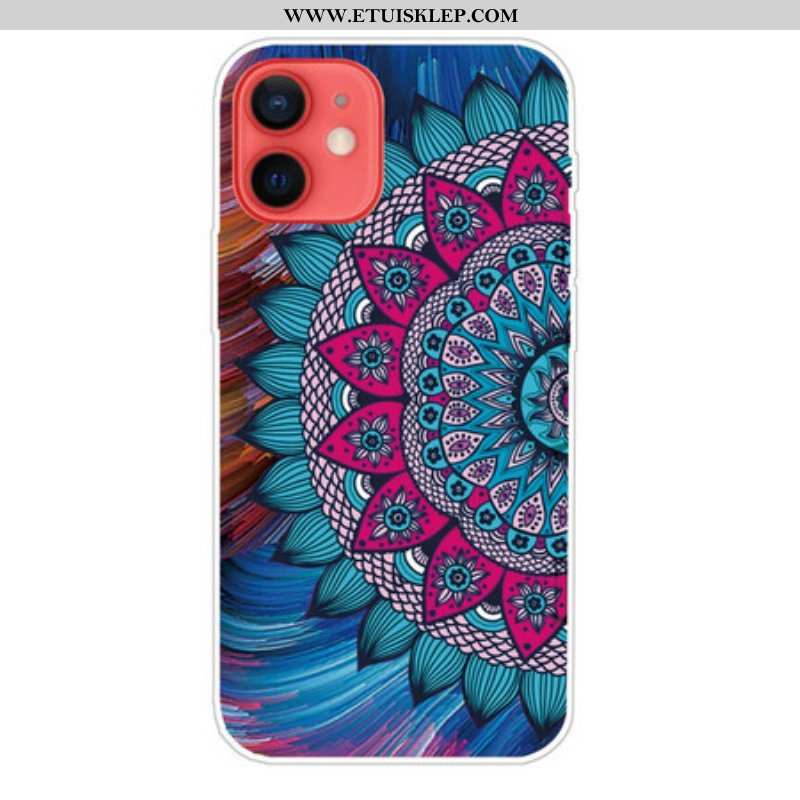 Etui do iPhone 13 Mini Kolorowa Mandala